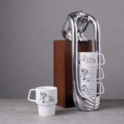 4 MUG HOLDER - At Full Stretch - Carrol Boyes Online Shopping