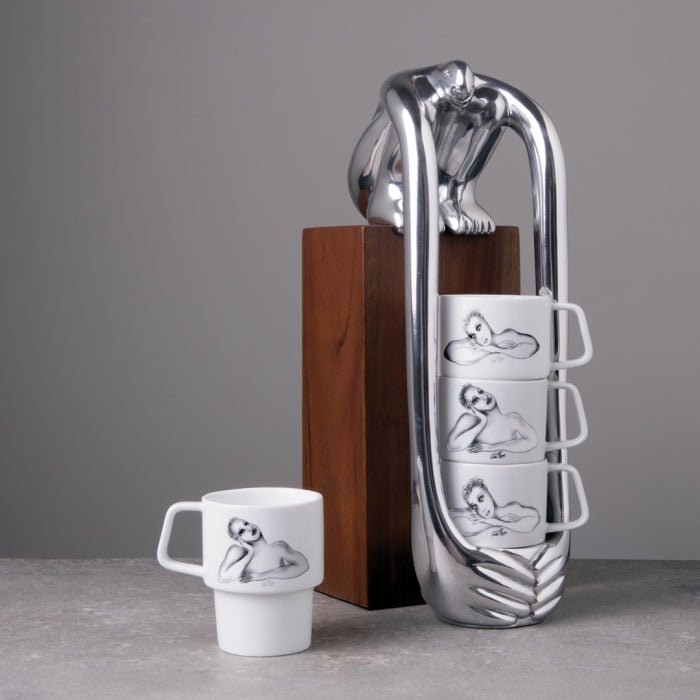 4 MUG HOLDER - At Full Stretch - Carrol Boyes Online Shopping