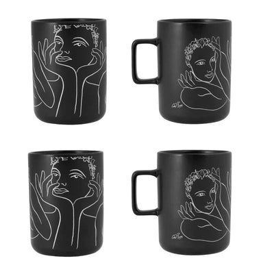 Conversation MUG SET OF 4 - Carrol Boyes