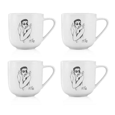 Flutter MUG SET OF 4 - Carrol Boyes