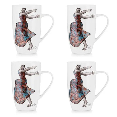 Free Flowing MUG SET OF 4 - Carrol Boyes