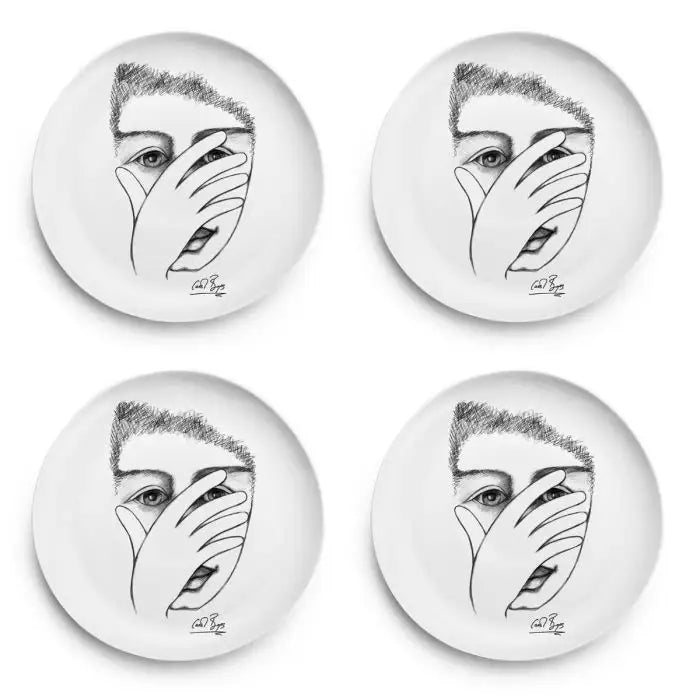 Hidden Charms SIDE PLATE SET OF 4 - Carrol Boyes