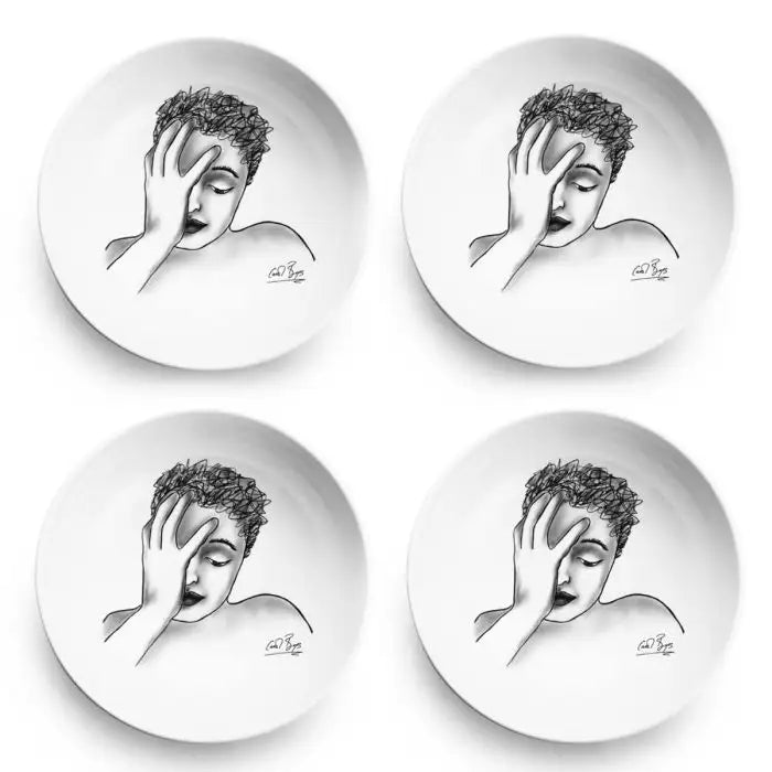 Hidden Thoughts CEREAL / SOUP BOWL SET OF 4 - Carrol Boyes