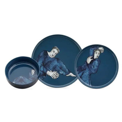 Indigo Blues DINNERWARE 12pc SET - Carrol Boyes