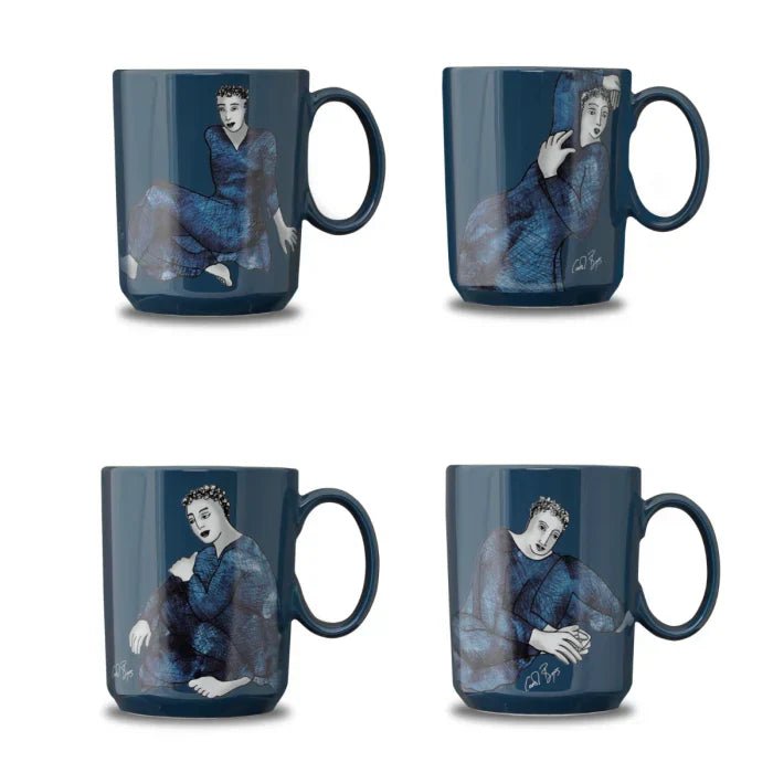 Indigo Blues MUG SET OF 4 - Carrol Boyes
