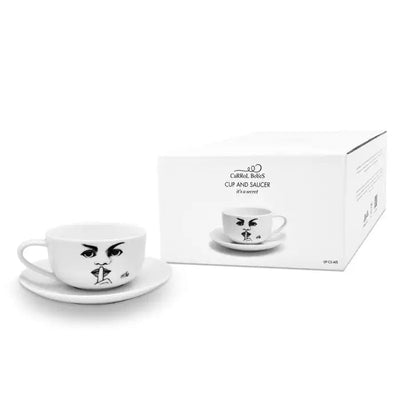 It's A Secret CUP AND SAUCER - Carrol Boyes