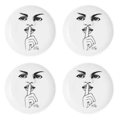 It's A Secret! SIDE PLATE SET OF 4 - Carrol Boyes