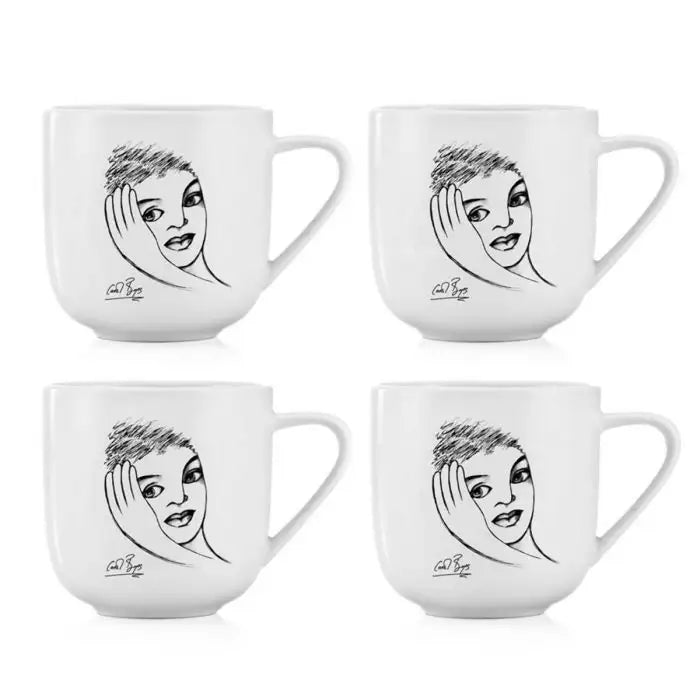 Pillow Talk MUG SET OF 4 - Carrol Boyes