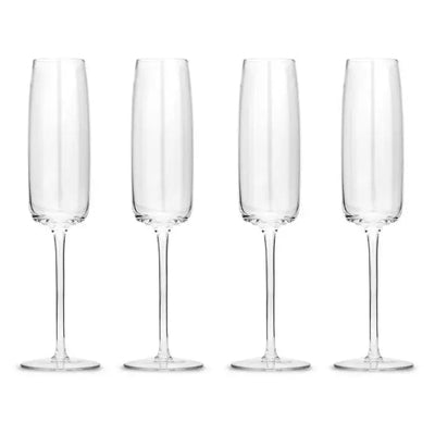 Ripple CHAMPAGNE FLUTE SET OF 4 - Carrol Boyes