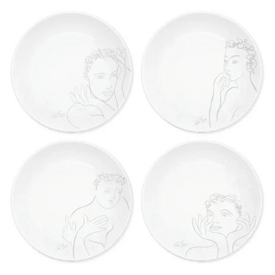 Sketchbook Grey CEREAL / SOUP BOWL SET OF 4 - Carrol Boyes