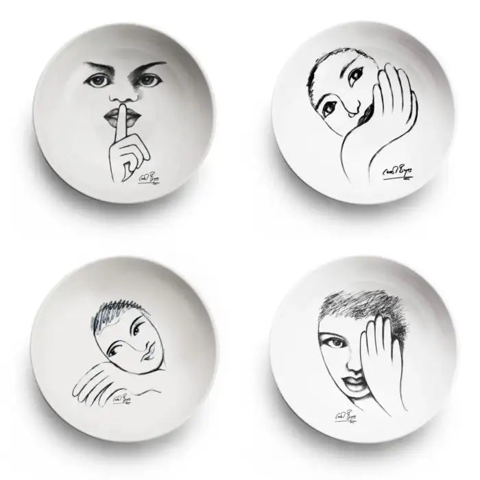 Sketchbook Mix CEREAL / SOUP BOWL SET OF 4 - Carrol Boyes